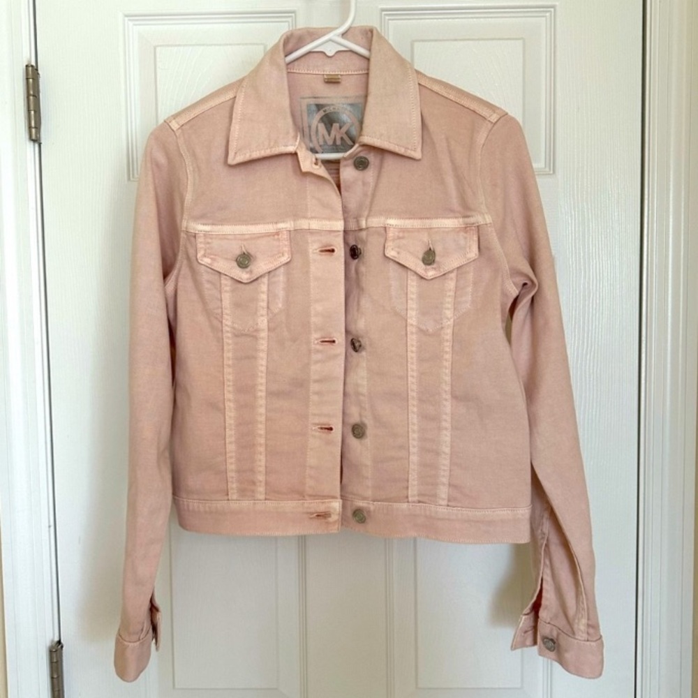 Michael Kors Pink Jean Jacket / Size Small / EUC